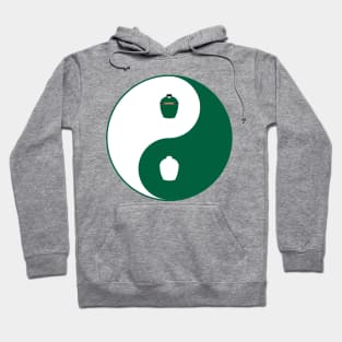 Big Green Egg Yin Yang Design Hoodie